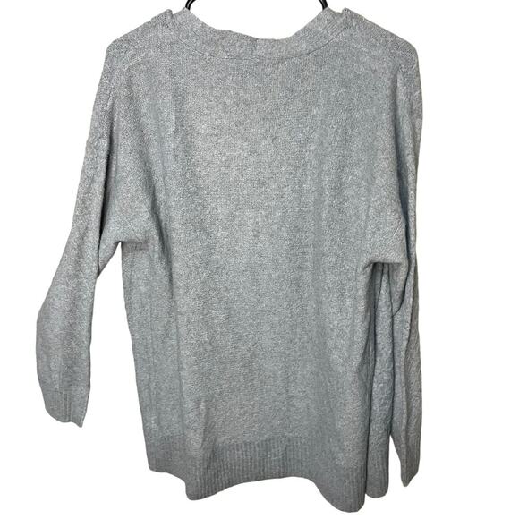 Chloe + Jasmine Gray Cardigan size medium - Picture 3 of 6